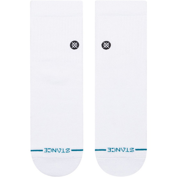 2026 Stance Unisex Icon Quarter-sokker A356A21IQT - White